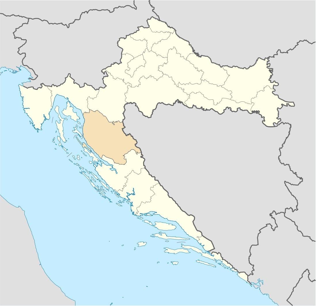 ամռանը փորձել Խորվաթիա քարտեզ
