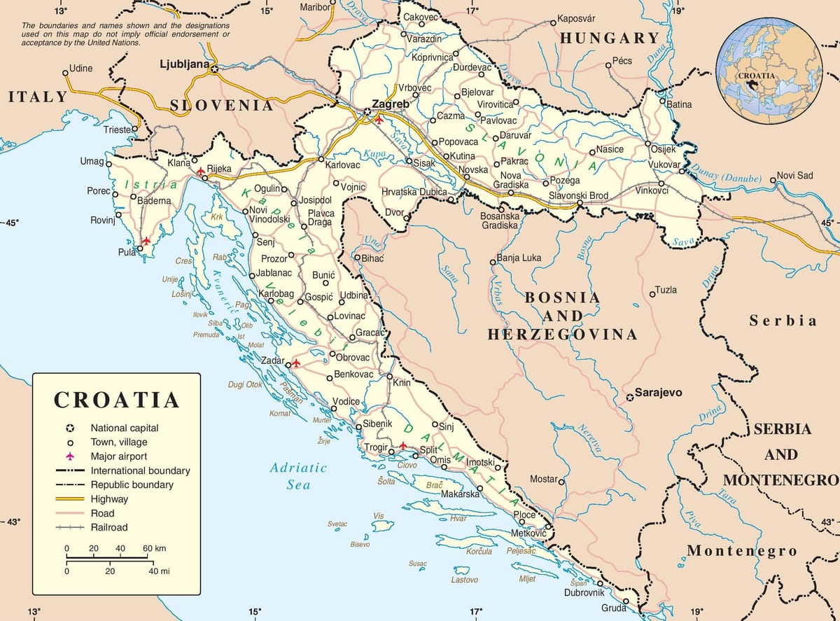 վարորդական քարտը Խորվաթիայի