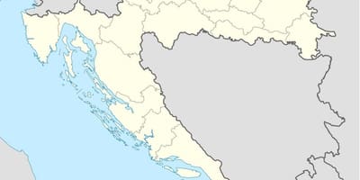 Որտեղից Խորվաթիայի քարտեզի վրա